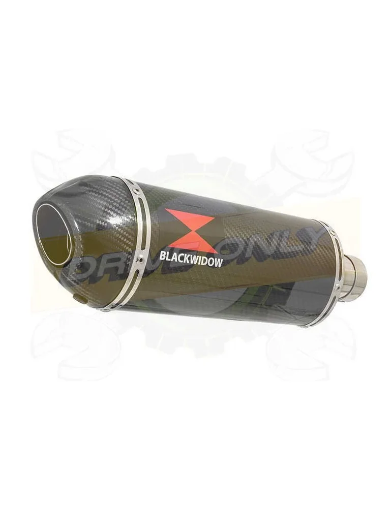 HONDA NT650 NT 650 DEAUVILLE Ligne complète & Silencieux Ovale En Carbone + Carbone Tip 300mm