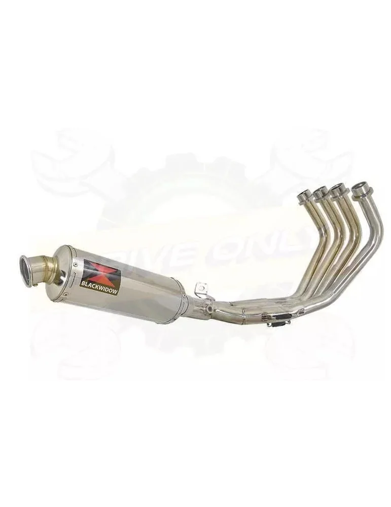 XJ6 Diversion F & N 2009-2015 Passage Bas Décatalyseur Ligne complète & Silencieux Rond En Inox 300mm