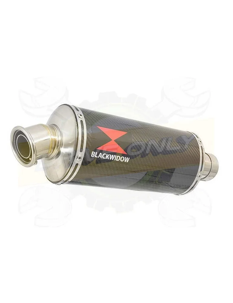 HONDA NT650 NT 650 DEAUVILLE Ligne complète & Silencieux Ovale En Carbone 300mm