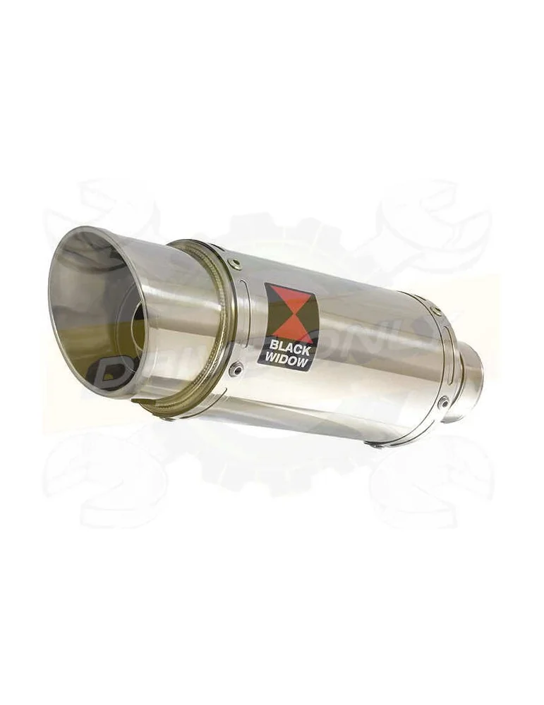 HONDA NT650 NT 650 DEAUVILLE Ligne complète & Silencieux Rond En Inox 200mm