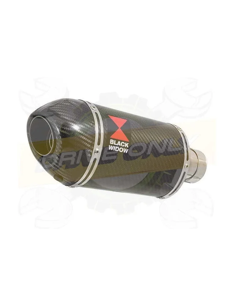 HONDA NT650 NT 650 DEAUVILLE Ligne complète & Silencieux Ovale En Carbone + Carbone Tip 200mm