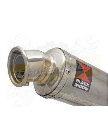 ZX10R ZX10-R E8F E9F E10F 08 09 10 Tube de raccord & Silencieux Rond en Inox 350mm