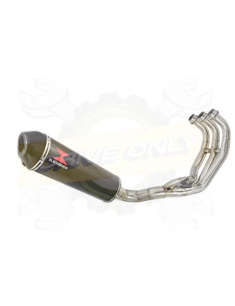 XSR 900 Passage Bas Décatalyseur Ligne complète & Silencieux Ovale En Carbone 400mm