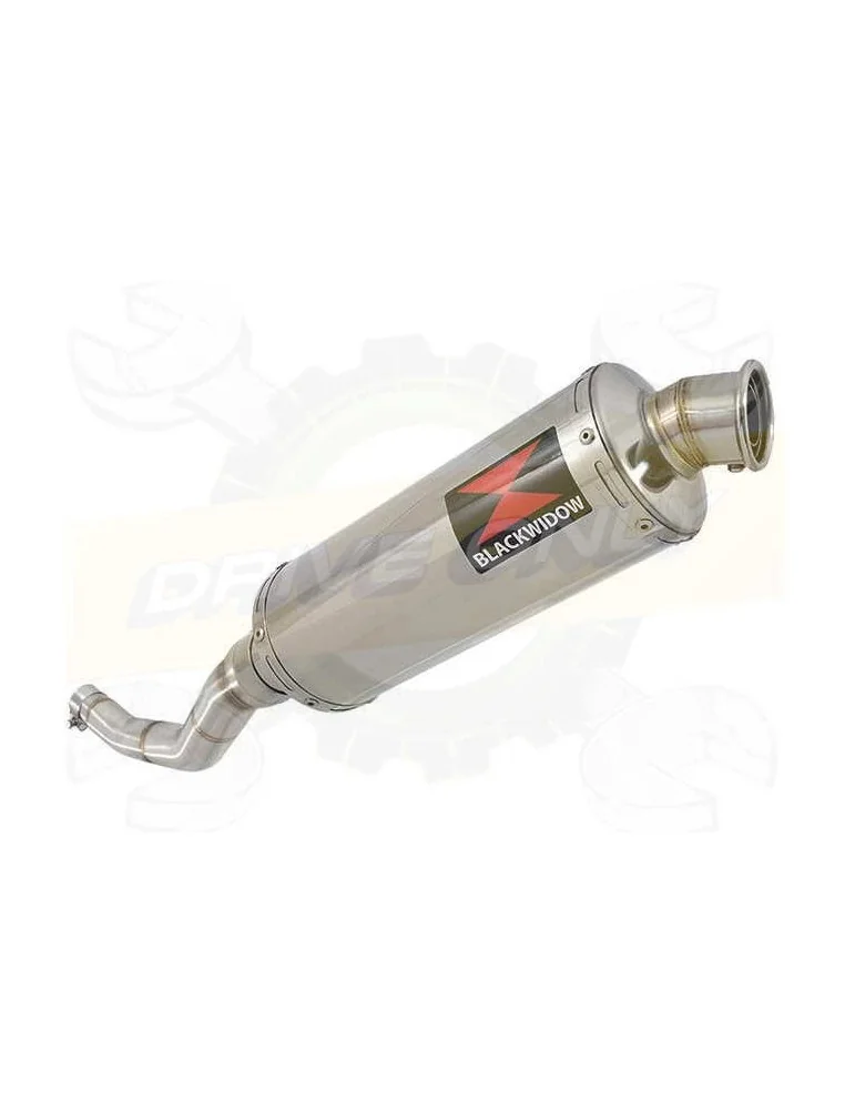 WR 125 R/X 2009/2018 Tube de raccord et Silencieux Rond En Inox 300mm