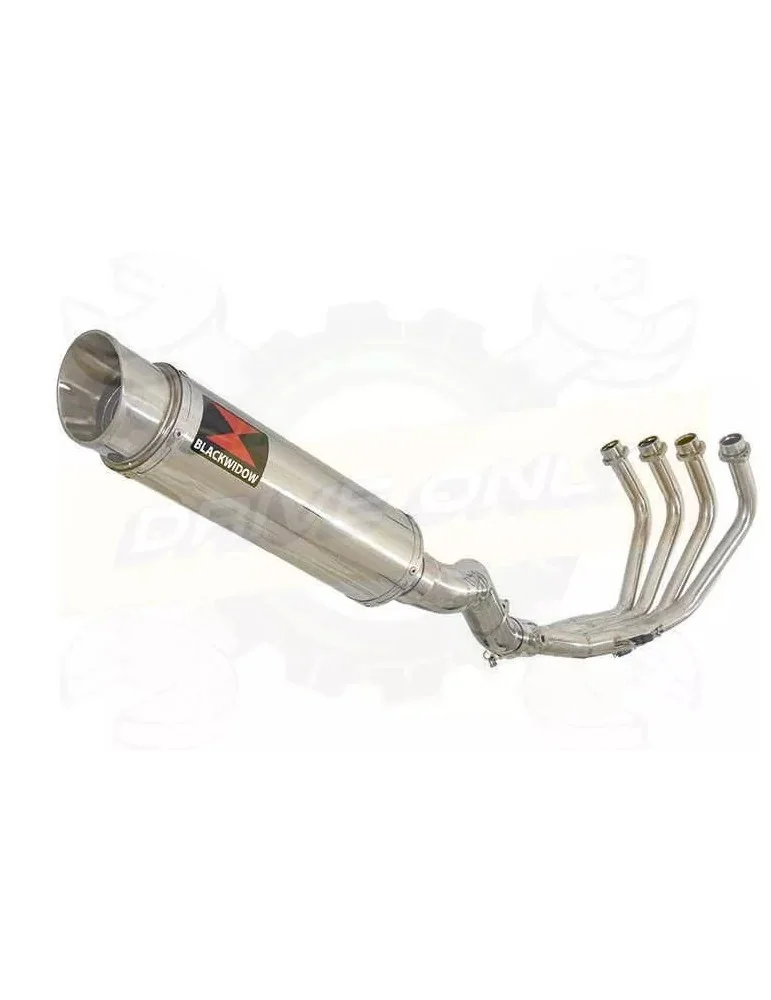 XJ6 Diversion F & N 2009-2015 Passage Haut Décatalyseur Ligne complète & Silencieux Rond GP Style En Inox 360mm