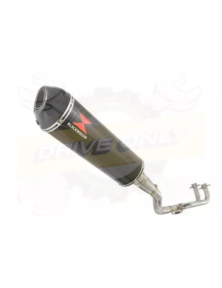 XP 530 TMAX 2012-2016 Ligne complète & Silencieux Ovale En Carbone 400mm