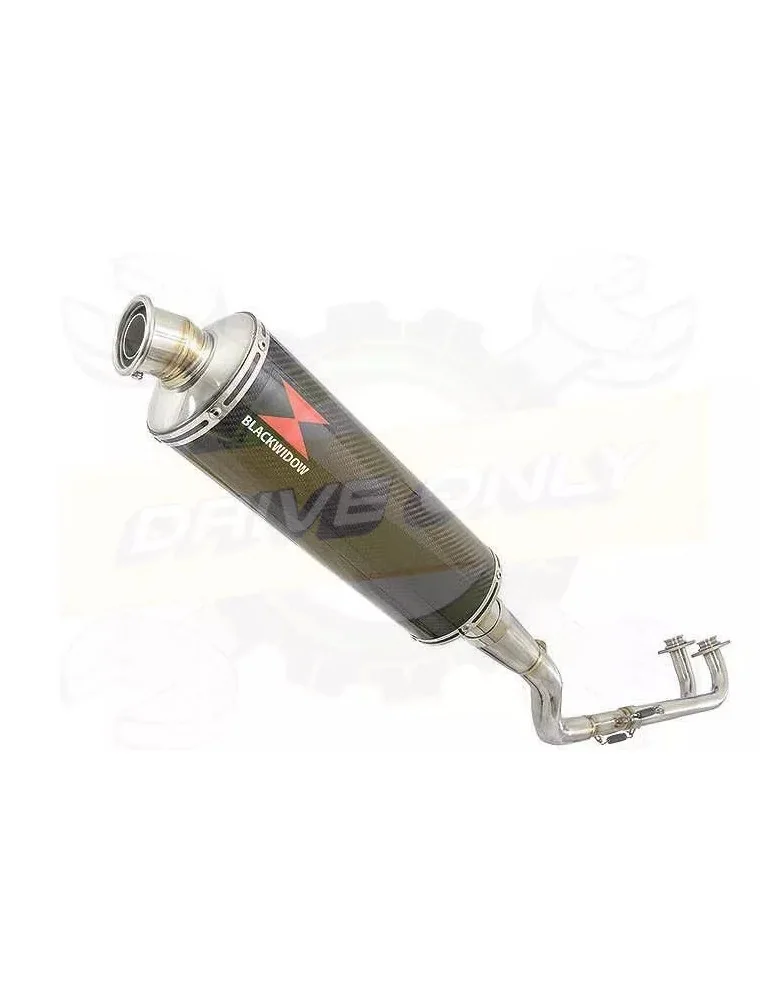 XP 530 TMAX 2012-2016 Ligne complète & Silencieux Ovale En Carbone 400mm