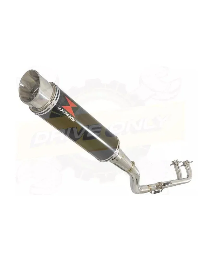 XP 530 TMAX 2012-2016 Ligne complète & Silencieux Rond GP Style Noir En Inox 360mm