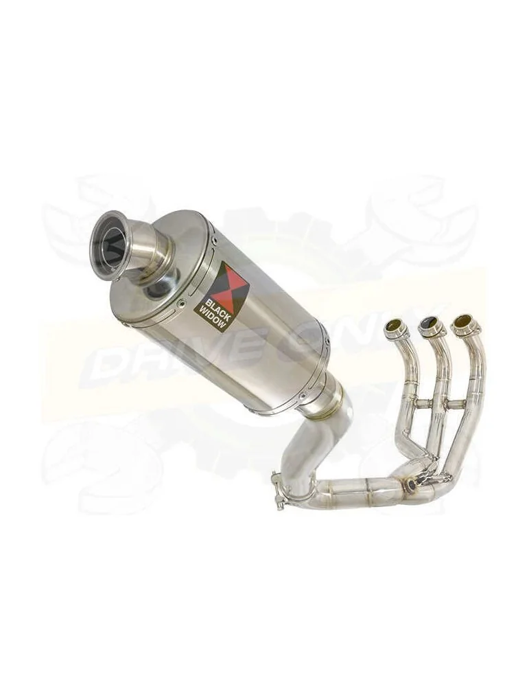 XSR 900 Passage Haut Décatalyseur Ligne complète & Silencieux Ovale en Inox 230mm
