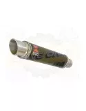 Sym XS 125-K Ligne complète + Silencieux GP Rond Noir en Inox 350mm