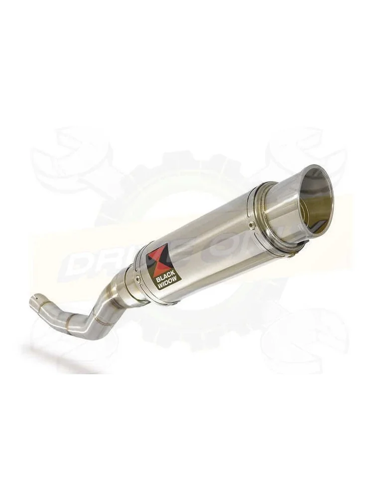 WR 125 R/X 2009/2018 Tube de raccord et Silencieux Rond GP Style En Inox 230mm