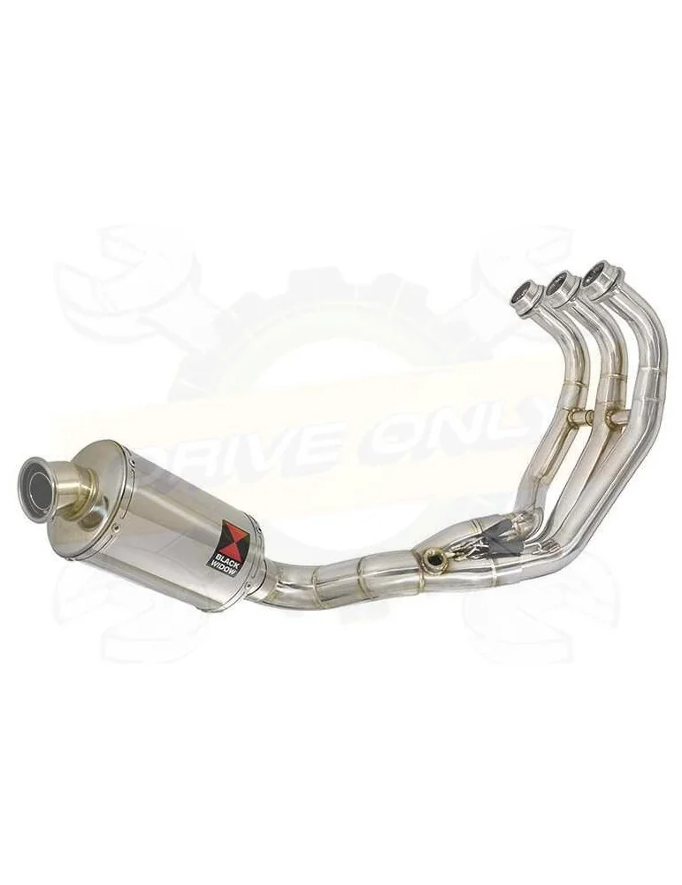 XSR 900 Passage Bas Décatalyseur Ligne complète & Silencieux Ovale en Inox 230mm