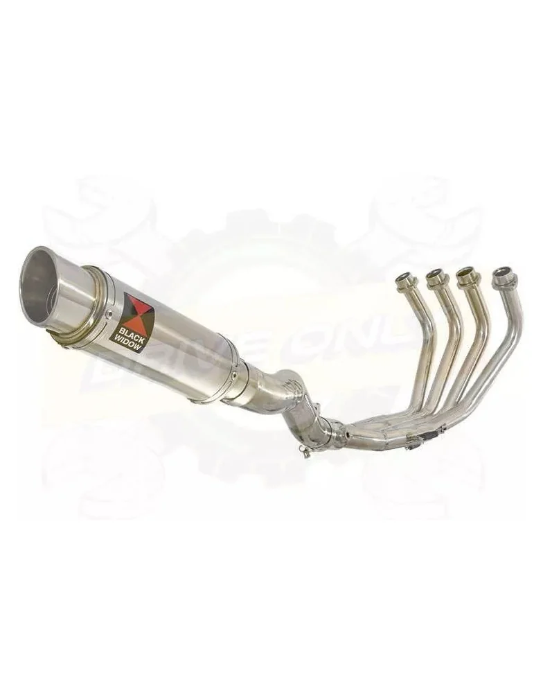 XJ6 Diversion F & N 2009-2015 Passage Haut Décatalyseur Ligne complète & Silencieux Rond GP Style En Inox 230mm