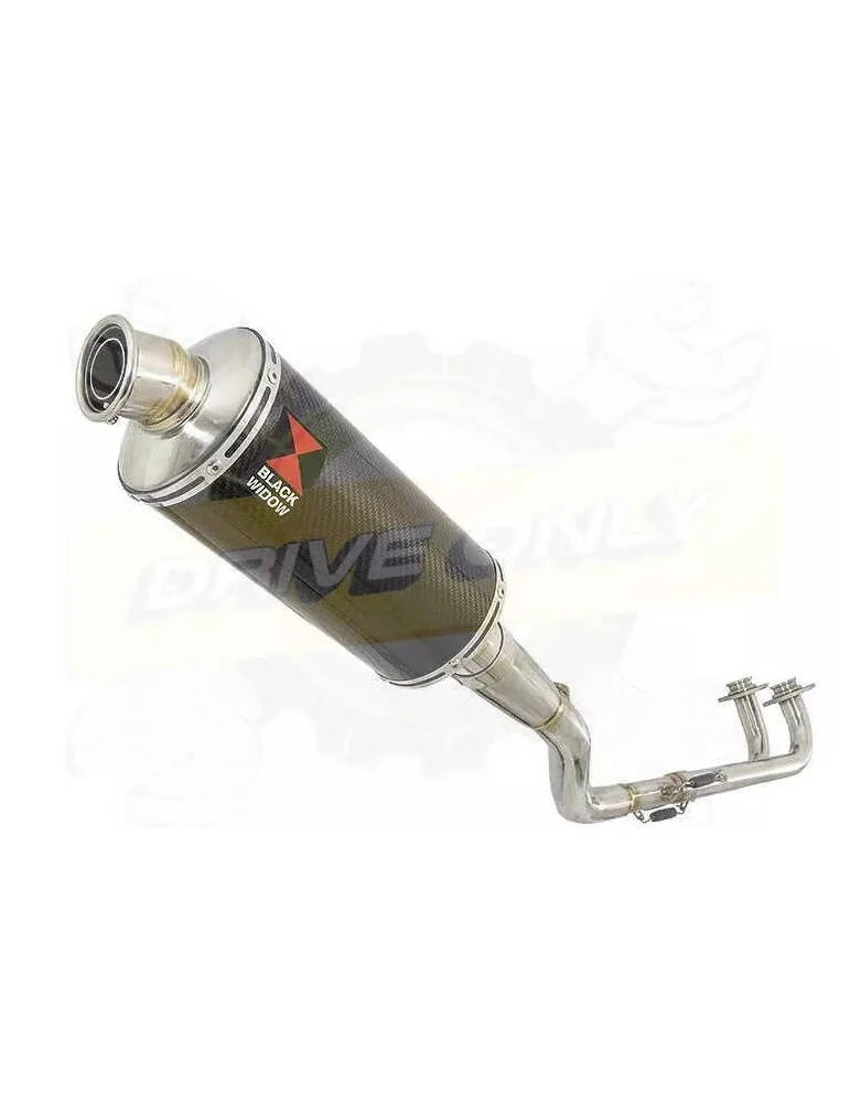 XP 530 TMAX 2012-2016 Ligne complète & Silencieux Ovale En Carbone 300mm