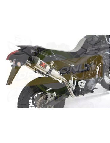 XT 660 XT660X XT660R 2004-2016 Kit Silencieux Ovale En Inox & Canule en Carbone 300mm