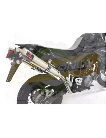 XT 660 XT660X XT660R 2004-2016 Kit Silencieux Rond En Inox Rond 450mm