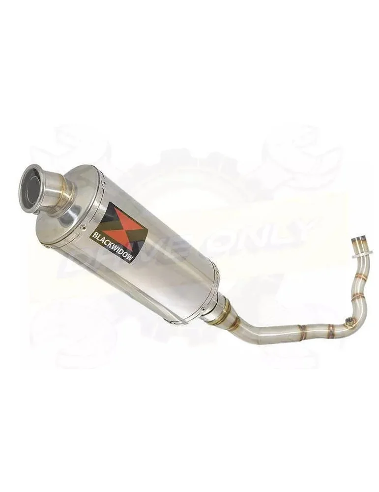 Vespa LX 150 IE (3V) Ligne complète & Silencieux Ovale En Inox 300mm