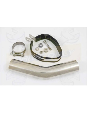 ZX10R ZX10-R E8F E9F E10F 08 09 10 Tube de raccord & Silencieux Hexagonale En Carbone 300mm
