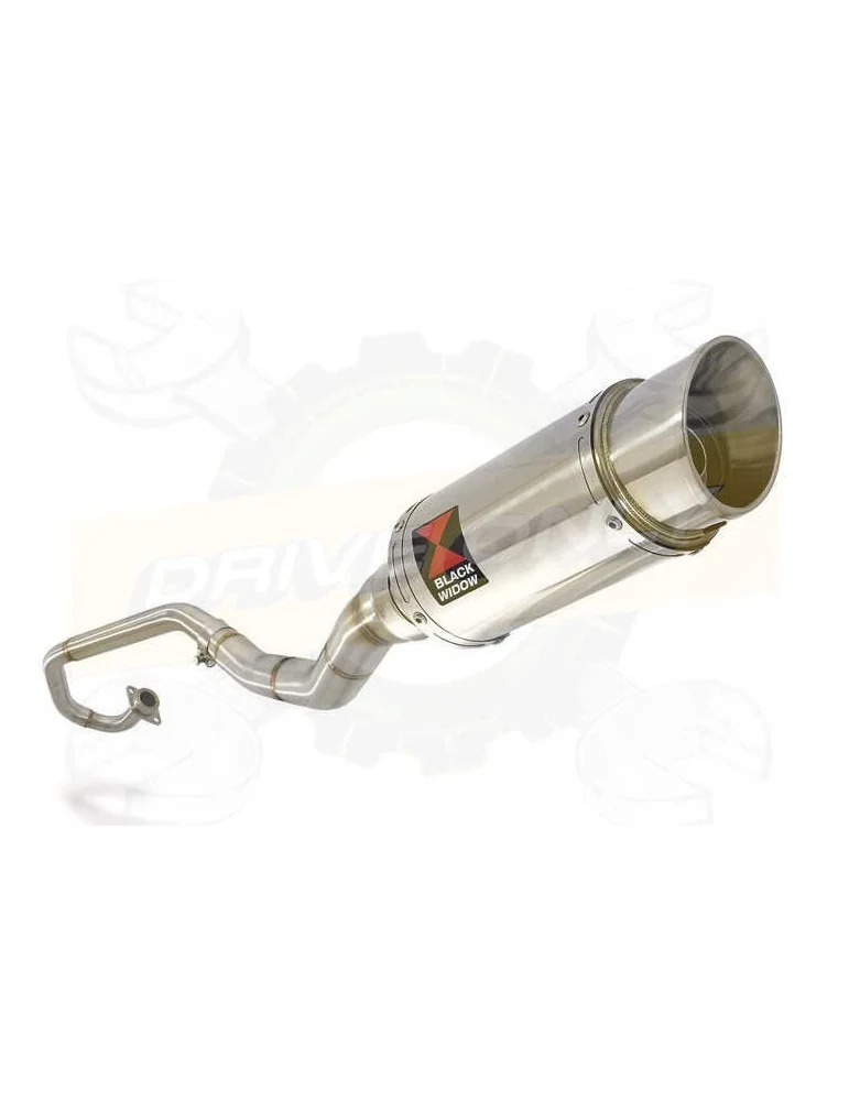WR 125 R/X 2009/2018 Décatalyseur Ligne complètes & Rond Silencieux En Inox 200mm