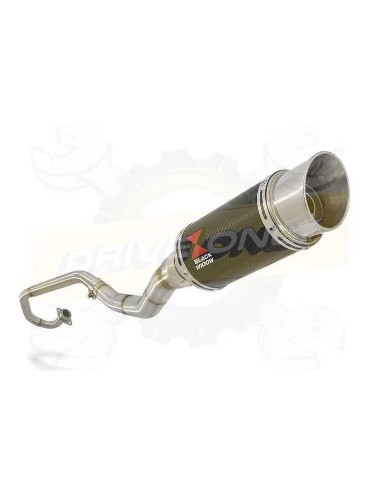 WR 125 R/X 2009/2018 Décatalyseur Ligne complètes & Rond En Carbone Silencieux 200mm