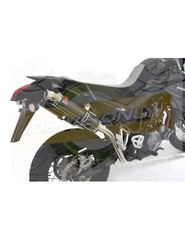 XT 660 XT660X XT660R 2004-2016 Kit Silencieux Rond En Carbone 350mm