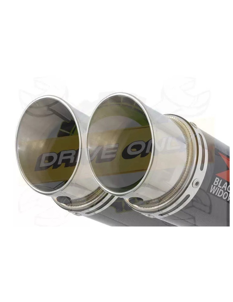 XT 660 XT660X XT660R 2004-2016 Kit Silencieux Rond GP Style En Carbone 230mm
