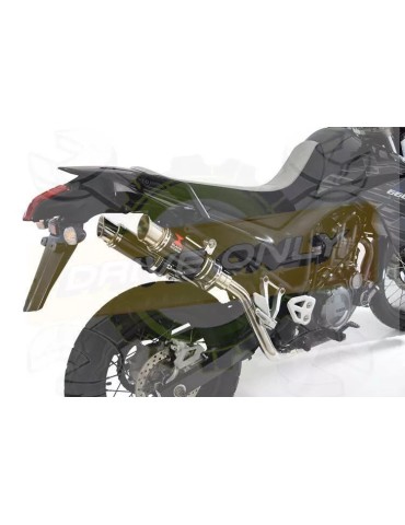 XT 660 XT660X XT660R 2004-2016 Kit Silencieux Rond GP Style En Carbone 230mm