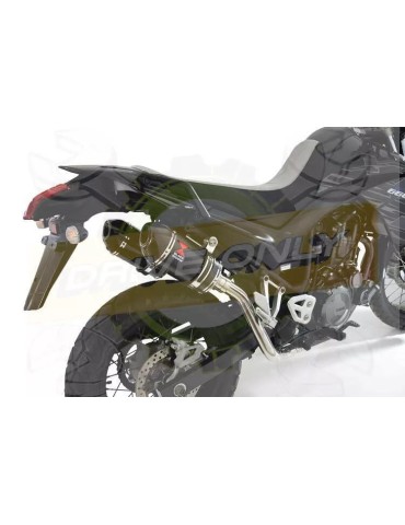 XT 660 XT660X XT660R 2004-2016 Kit Silencieux Ovale En Carbone 200mm