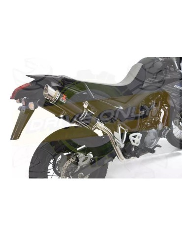 XT 660 XT660X XT660R 2004-2016 Kit Silencieux GP Style Rond Noir En Inox 350mm