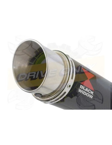 ZX10R ZX10-R E8F E9F E10F 08 09 10 Tube de raccord & Silencieux GP Rond En Carbone 230mm
