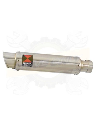 ZX10R ZX10-R E8F E9F E10F 08 09 10 Decata / Tube de raccord & Silencieux Rond GP Style en Inox 350mm