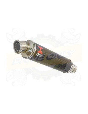 ZX10R ZX10-R E8F E9F E10F 08 09 10 Decata / Tube de raccord & Silencieux Rond En Carbone 350mm