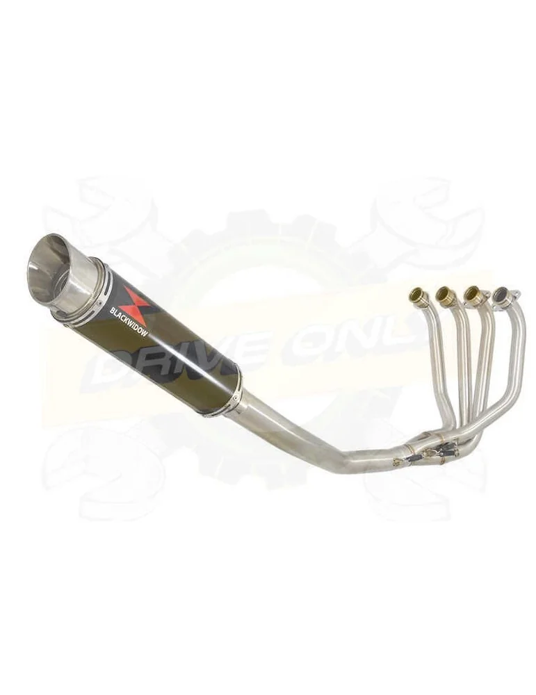 ZRX1100 ZRX 1100 Ligne complètes & Rond GP Style Noir Silencieux En Inox 360mm