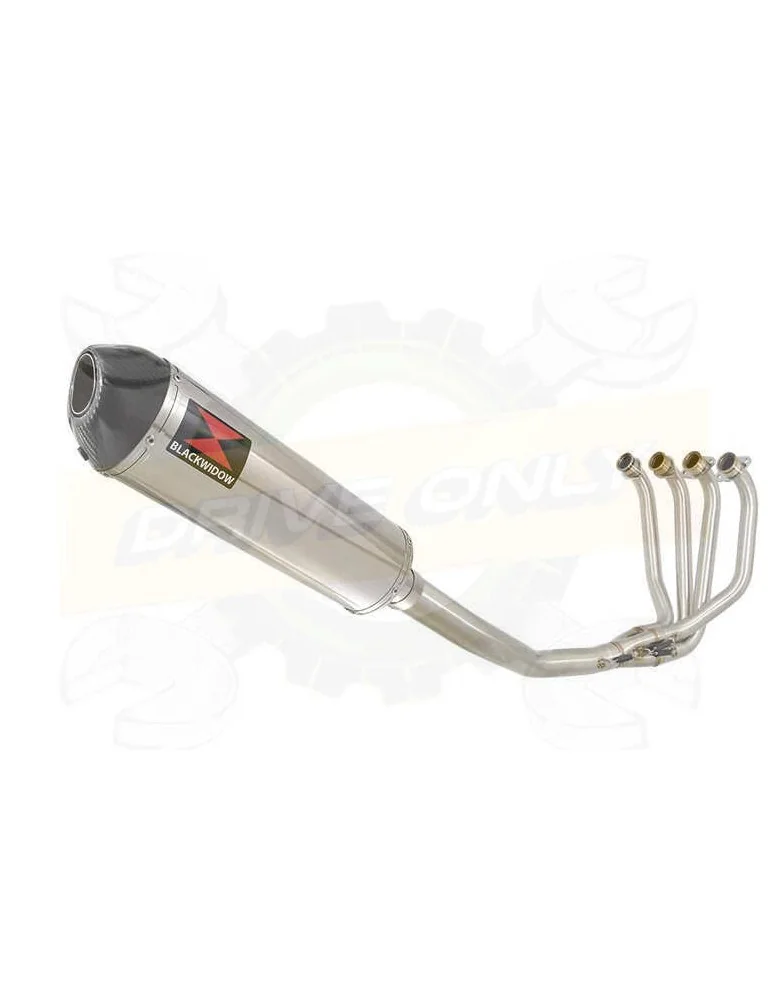 ZRX1200 ZRX 1200 Ligne complète & Silencieux Ovale En Inox + Canule En Carbone 400mm