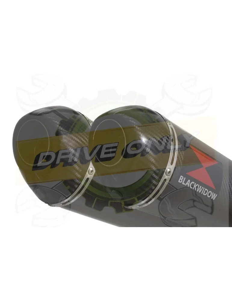 V-MAX 1200 VMAX1200 Ligne complète & Silencieux Ovale En Carbone 400mm
