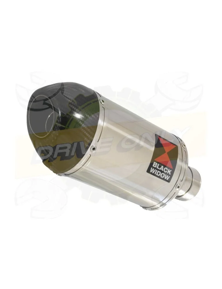 R6 YZF600 2006-2016 Décatalyseur Ligne complètes & Ovale Silencieux En Inox + Carbon Tip 200mm