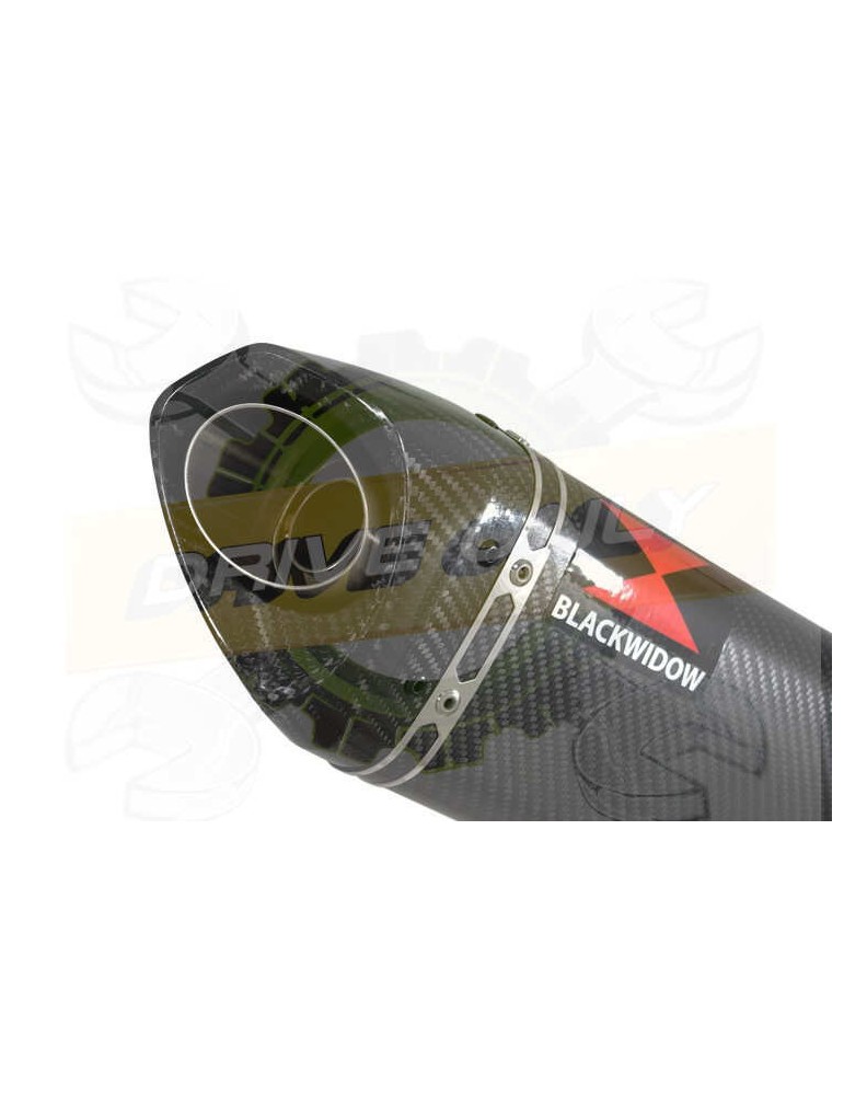 R6 2006-2018 Silencieux Kit & Silencieux Tri Ovale En Carbone 250mm