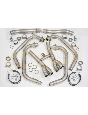 XJR1200 XJR 1200 4-2 Ligne complète & Silencieux Ovale En Inox 300mm