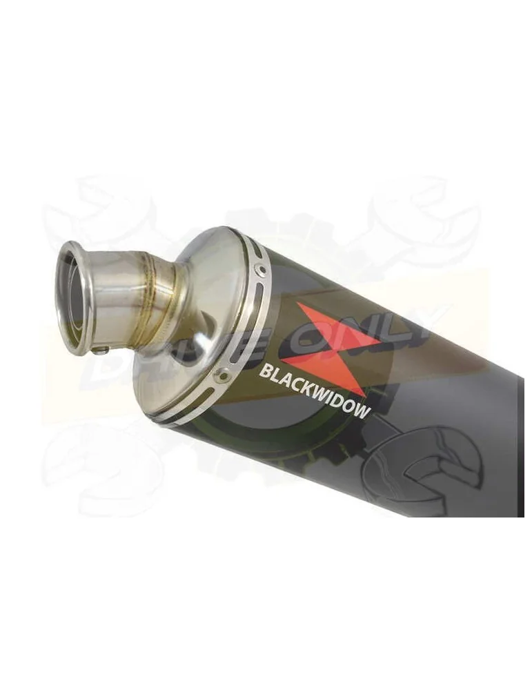 XJR1300 XJR 1300 SP 1998 - 2006 4-1 Ligne complète & Silencieux Rond Noir En Inox 400mm