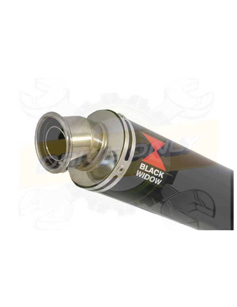 XJR1300 XJR 1300 SP 1998 - 2006 4-1 Ligne complète & Silencieux Rond Noir En Inox 350mm