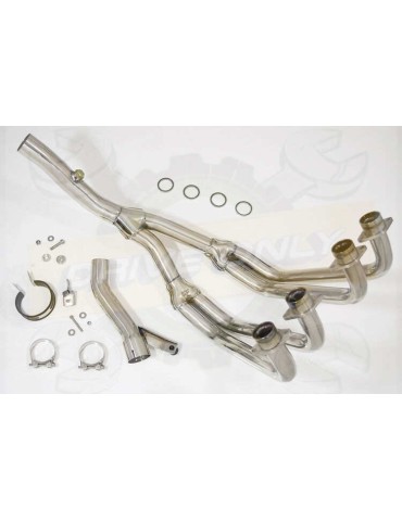 XJR1300 XJR 1300 SP 1998 - 2006 4-1 Ligne complète & Silencieux GP Style Rond Noir En Inox 230mm