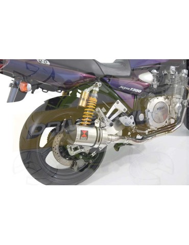 XJR1300 XJR 1300 SP 1998 - 2006 4-1 Ligne complète & Silencieux Ovale En Inox + Canule En Carbone 200mm