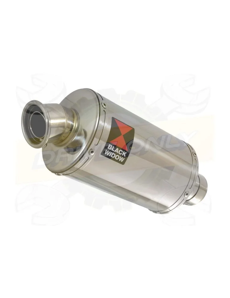 R6 2006-2016 Hi level Silencieux kit & Silencieux Ovale En Inox 230mm