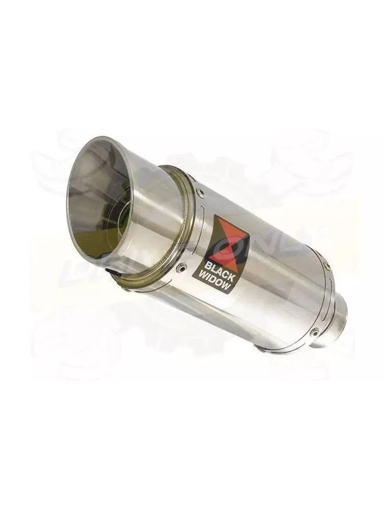 R6 2006-2016 Hi level Silencieux kit & Silencieux Rond En Inox 200mm