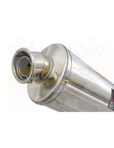 R6 2006-2016 Silencieux kit & Silencieux Ovale En Inox 230mm