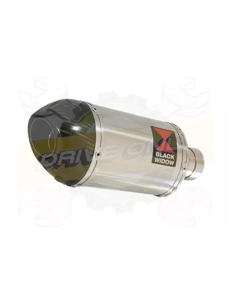 R6 2006-2016 Silencieux Kit &Silencieux Ovale En Inox + Canule en Carbone 200mm