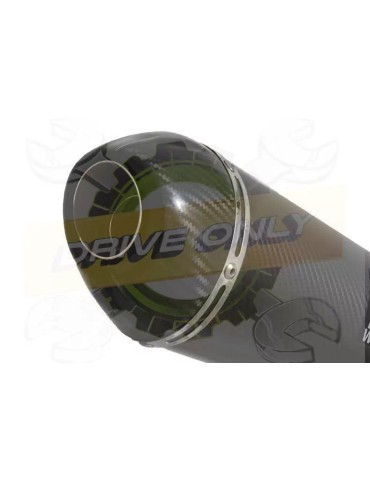 R6 2006-2016 Silencieux Kit & Silencieux Ovale En Carbone 200mm