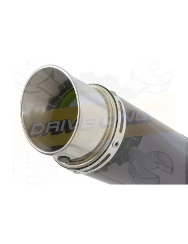 R6 2006-2016 Silencieux Kit & Silencieux Rond En Carbone 200mm
