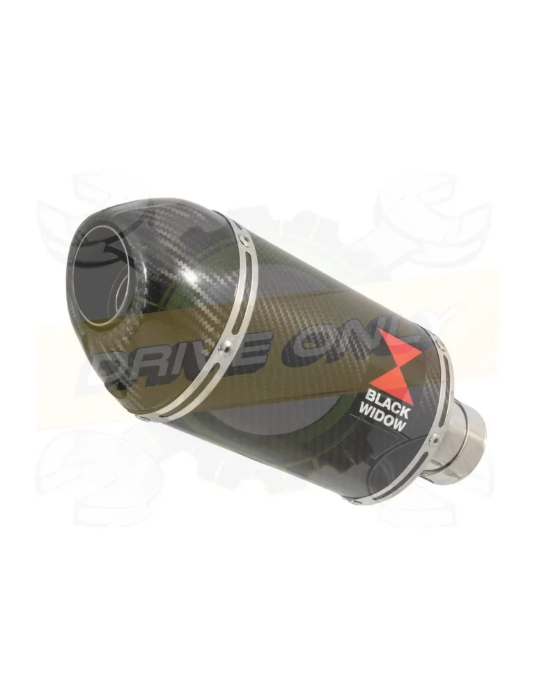 R6 2006-2016 Décatalyseur Ligne complète & Silencieux Ovale En Carbone 200mm