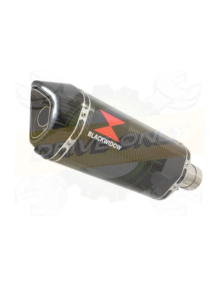 R6 YZF600 2006-2016 Passage Haut Décatalyseur Ligne complète & Silencieux Hexagonale en Carbone 300mm